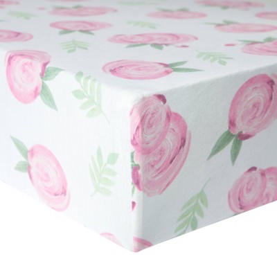 copper pearl fitted crib sheet