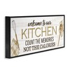 Stupell Industries Count Memories Not Calories, 13" x 30" - 3 of 4