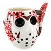 Silver Buffalo Friday the 13th Jason's Mask 3D Sculpted Ceramic Mug | Holds 20 Ounces - 2 of 4