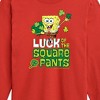 Boys' - SpongeBob Squarepants - Luck Of The Square Pants Long Sleeve Graphic T-Shirt - 2 of 4