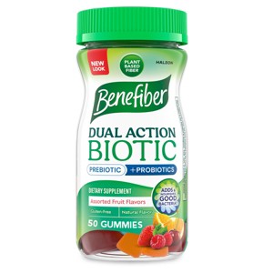 Benefiber Fiber+ Probiotic Gummies - 50ct - 1 of 4