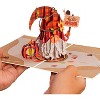 Paper Love 3D Pop-Up Greeting Card, Fall Gnome with Envelope and Note Tag - 5" x 7" - 3 of 4
