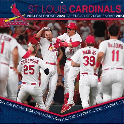 MLB St. Louis Cardinals 12x 12 2024 Wall Calendar