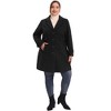 Agnes Orinda Women's Plus Size Trendy Long Sleeve Side Pockets Elegant Winter Overcoats - 3 of 4