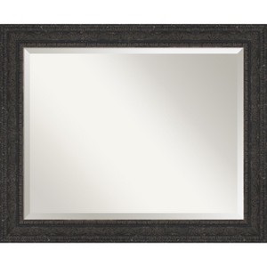 Amanti Art Attic Aged Beveled Wood Framed Bathroom Vanity Wall Mirror - 1 of 4