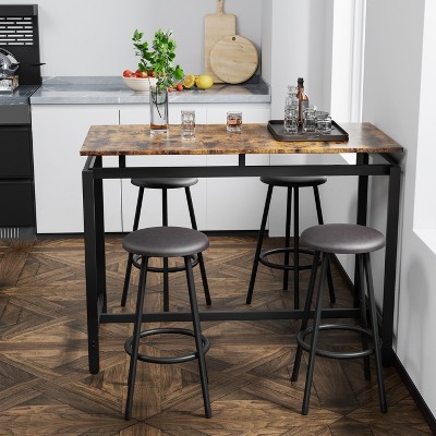 Bar Table and Chairs Set