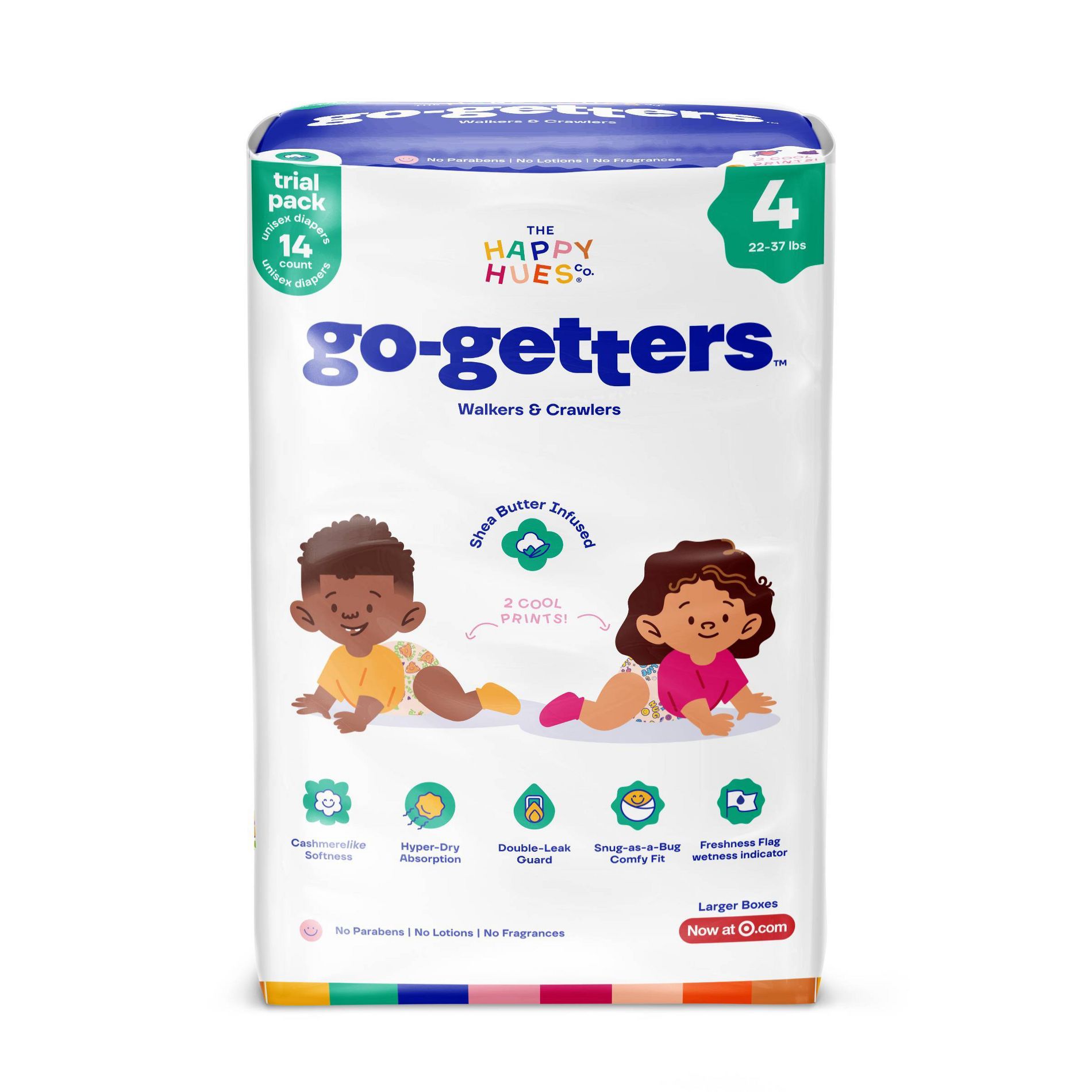 Happy Hues Go-Getters Disposable Diapers Trial Pack