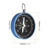 Unique Bargains Survival Gear Outdoors Camping Hiking Direction Navigation Pocket Compass - 2 of 4