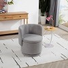 Sapphtopaz Accent Chair 360 Degree Boucle Swivel Back Sofa Chair with Storage Space Lounge Chair Living Room Chair Comfy Chair for Living Room - 2 of 4