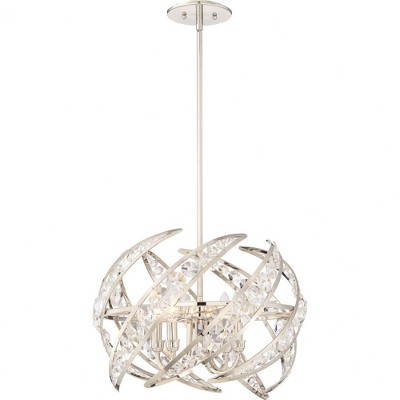 Quoizel Lighting Crescent 4 - Light Pendant in  Polished Nickel