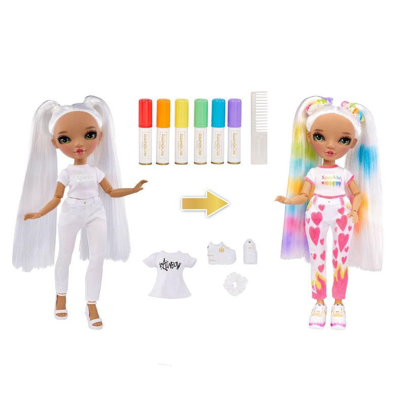 Rainbow High Color &#38; Create DIY Fashion Doll - Green Eyes/Straight Hair, 3 of 10