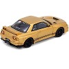 Nissan Skyline "Top Secret" BNR32 GT-R (650R) RHD (Right Hand Drive) Gold Metallic 1/64 Diecast Model Car by Inno Models - 2 of 4