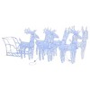 Reindeers & Sleigh Christmas Decoration 320 LEDs Acrylic - 2 of 4