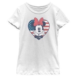 Girls Minnie Mouse American Sweetheart T Shirt - 1 of 4