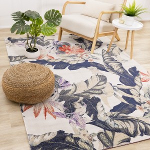 Rug Branch Contemporary Botanical Cream Indoor Area Rug - 1 of 4