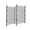 TROPOW Double Folding Security Gate, Retractable Scissor Gate for Warehouse, Garage, Driveway, Pool Safety - 3 of 4