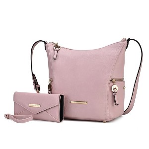 MKF Collection Lux Vegan Leather Women’s Hobo Bag with Wallet by Mia K - 1 of 4