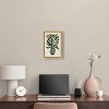 Art Remedy Green Vase I Minimalistic Botanical and Floral Art Prints Framed - 2 of 4