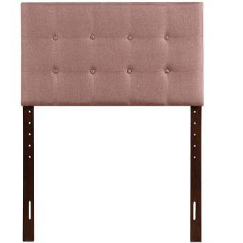 Passion Furniture Super Nova Twin Upholstered Tufted Panel Headboard
