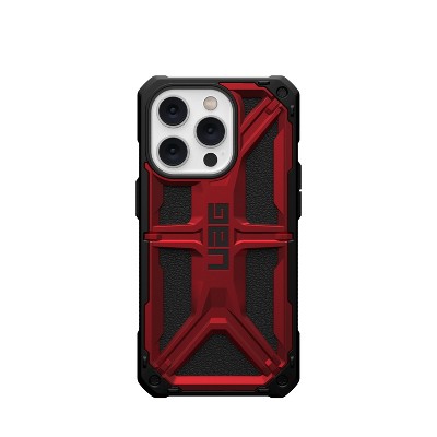 UAG iPhone 14 Pro Case Monarch Series, Premium Carbon Fiber/Leather Inlay