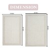 Home Weavers Luxury Collection 100% Cotton Tufted Bathroom Rug Set, Non-Slip Latex Bath Rug Set - 3 of 4