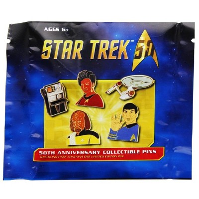 Crowded Coop, LLC Star Trek Blind Packed Collectible Lapel Pin