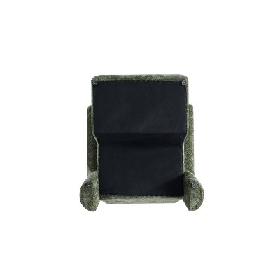 Olive Green Chenille 3-Piece Sofa and Accent Chairs Set
