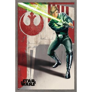 Trends International Star Wars: Return of the Jedi - Luke Framed Wall Poster Prints - 1 of 4
