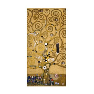 Trademark Fine Art - Gustav Klimt Tree of Life Soclet Frieze 1905 Matted Framed Art - 1 of 4
