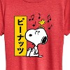 Women's - Peanuts - Snoopy And Woodstock Short Sleeve Graphic T-Shirt - 2 of 4