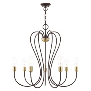 Livex Lighting Lucerne 7 - Light Chandelier in  Bronze - 1 of 1