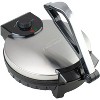 Brentwood Nonstick Electric Tortilla Maker (12 In.) in Silver - 2 of 4