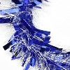 Northlight 600" Festive Wide Cut  Garland - Blue/White - 2 of 3