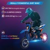 Kids Ride On Electric Motorcycle,250W Motor 13.6MPH Fast Speed Dirt Bike, Off-Road Bike,Twist Grip Throttle, Air-Filled Tires,for Teens - 4 of 4