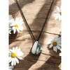 Michelle Marie Boutique's Black & White Agate Triangle Necklace - 3 of 3