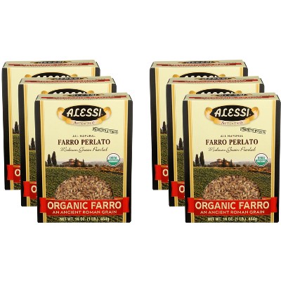 Alessi Organic Farro - Case of 6 - 16 oz.