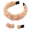 Unique Bargains Women's Elegant Five-strand Braid Wide Hairband 6.69"x4.72" 1 Pc - 3 of 3