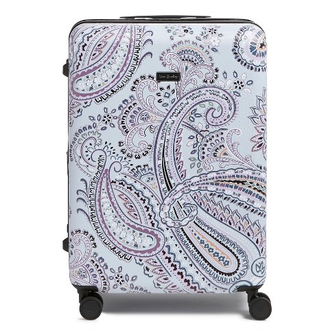 Vera Bradley Women's Hardside Large Spinner Luggage Soft Sky Paisley :  Target