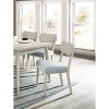 NicBex 7 Piece Dining Table Set,Wood Grain Rectangular Dining Table with 6 Upholstered Chairs for Kitchen,Natural Wood - 3 of 4