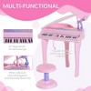 Acoinel Piano Toy Keyboard with Microphone and Stool for Kids - 2 of 4