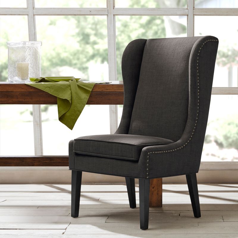 London Dining Chair Charcoal Gray, 3 of 12