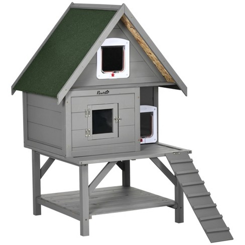 Outdoor best sale cat condo