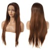 Unique Bargains Women Long Straight Hair Lace Front Wig with Wig Caps 24" 1PC - 3 of 4