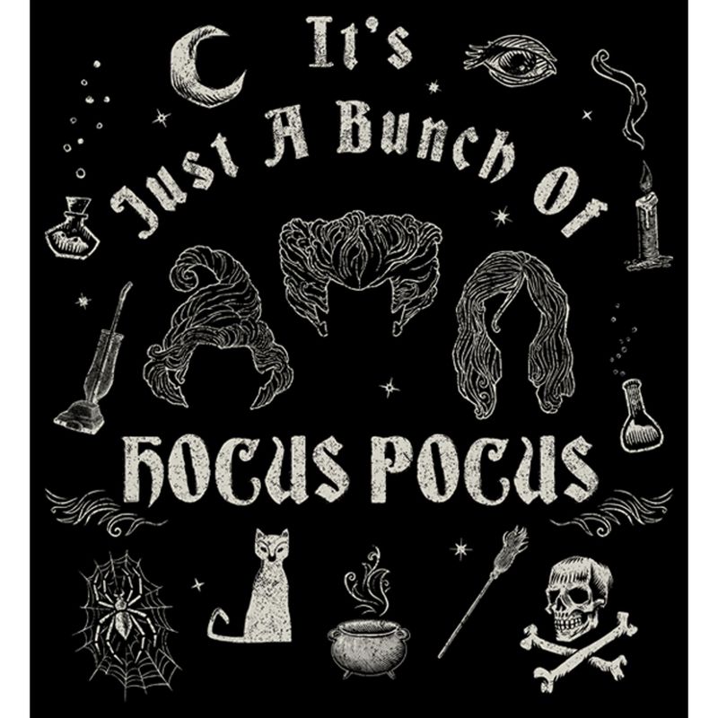 Men's Hocus Pocus Spooky Icons  T-Shirt - Black - 2X Big Tall, 2 of 3