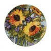 Set of 4 Sunflower Bouquet Assorted Salad/Dining Plates - Certified International - 4 of 4