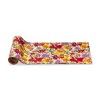 TAG Springtime Bright Floral Red Orange Purple Floral Print Cotton Machine Washable Table Runner Décor Decoration 72" x 14.5"-in. - 3 of 3