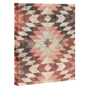 16" x 20" Holli Zollinger Native Coral Diamond Unframed Wall Canvas Art - Deny Designs: Modern UV Resistant Digital Art - 1 of 4