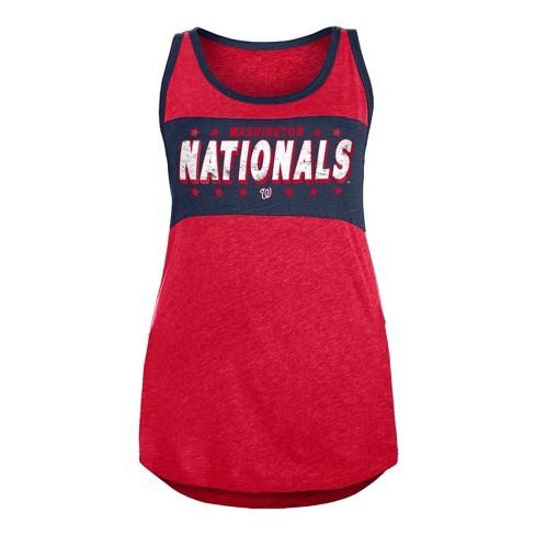 Mlb Washington Nationals Women's Bi-blend Tank Top - Xs : Target