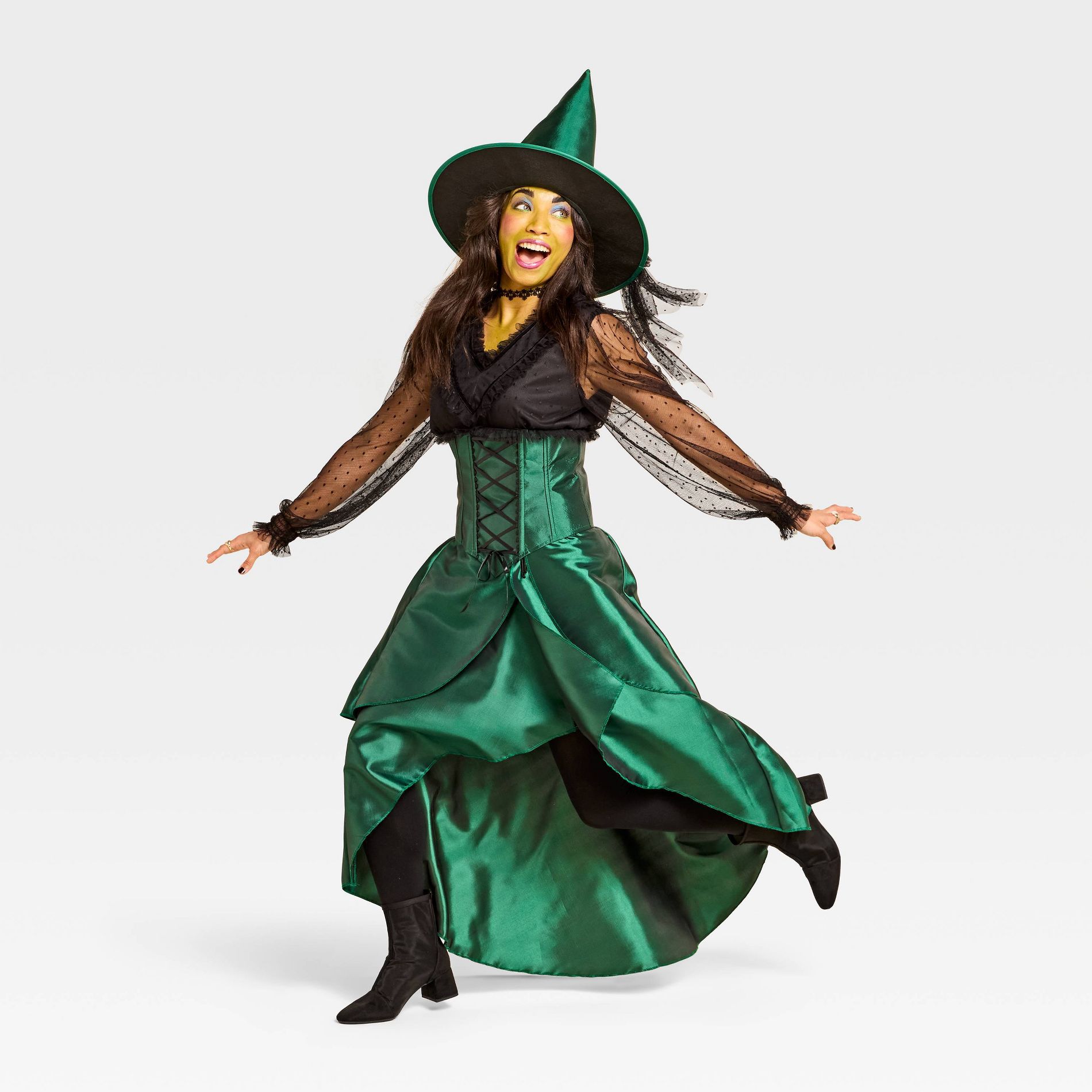 Adult Haunting Witch Halloween Costume - Hyde and EEK! Boutique™ Green