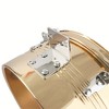 SEVOBAL Drum and Percussion Accessories, 13" and 14" Golden Timbales Set with Cowbell and Adjustable Stand for Live, Gold, 30.71"*19.29"*8.66" - 4 of 4